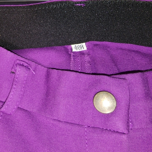 Piper Purple Knit Silicone Knee Patch Breech size 40R - Picture 3 of 4